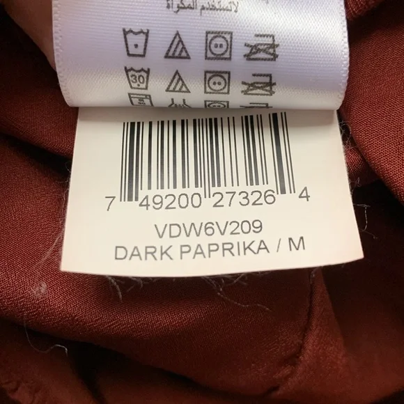 BCBGeneration pleated high-low dress in “dark paprika” - Picture 8 of 8